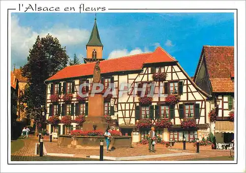 Moderne Karte Ribeauville L'Alsace en Fleurs