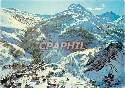 Moderne Karte Valloire (1430 m) Massif de la Setaz (2543 m)