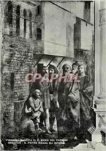 Cartes postales moderne Firenze Basilica S Maria del Carmine St Pierre Guerit les Malades