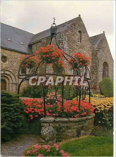 Cartes postales moderne Saint Jean Brevelay La Place de l'Eglise Le Puits