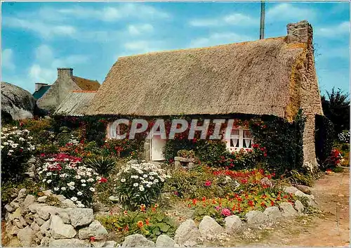 Cartes postales moderne Chaumieres de Bretagne