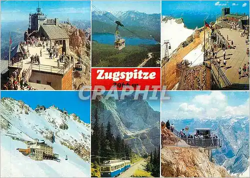 Cartes postales moderne Zugspitze 2966 m