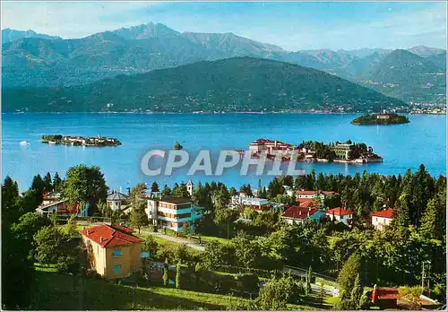 Moderne Karte Lago Maggiore Stresa e Isole Borromee