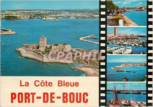 Moderne Karte Port de Bouc La Cote Bleue