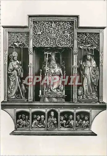 Cartes postales moderne Colmar Musee d'Uterlinden Les Sculptures du Retable d'Issenheim