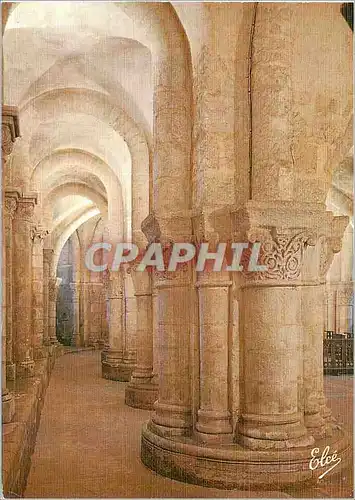 Moderne Karte Saintes L'Eglise Saint Eutrope La Crypte Romane (XIe Siecle) Le deambulatoire