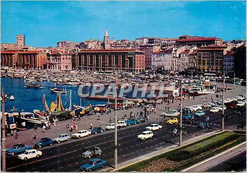 Cartes postales moderne Marseille (B du Rh) Le Vieux Port Bateaux
