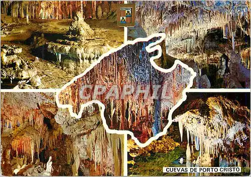 Cartes postales moderne Mallorca Cuevas de Porto Cristo