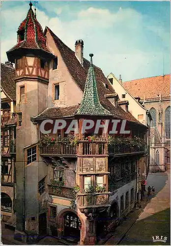 Cartes postales moderne Colmar L'Alsace Pittoresque Maison Pjister datant de 1537