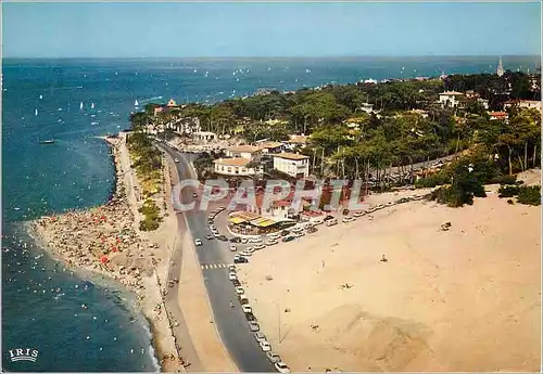 Cartes postales moderne Arcachon Le Bassin d'Arcachon vu du Ciel Le Parc Pereire et la Plage