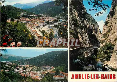 Cartes postales moderne Amelie les Bains (Pyrenees Orientales) En Pays Catalan Station Climatique et thermale sur le Con
