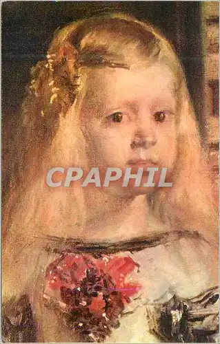 Cartes postales moderne Musee du Prado Madrid Velasquez Infante Marguerite Fragement des Menines