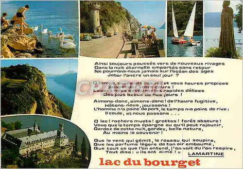 Cartes postales moderne Le Lac du Bourget (Savoie) Bateaux Cygne