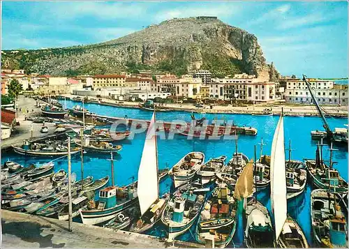 Moderne Karte Terracina Il Porto e Monte Giove Bateaux