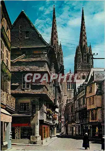 Cartes postales moderne Quimper La Bretagne en Couleurs Rue Kereon