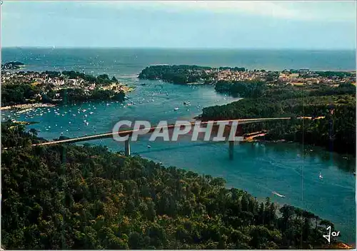 Moderne Karte Benodet La Bretagne en Couleurs Le Pont de Cornouaille sur l'Odet