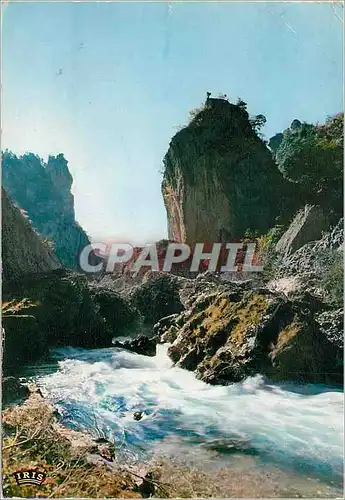 Cartes postales moderne Le Pas de Soucy Les Gorges du Tarn Le Diable poursuivi par Sainte Enimie