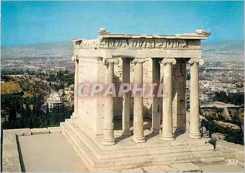 Moderne Karte Anthenes Le Temple de la Victoire