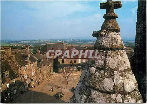 Cartes postales moderne Locronan Vue Generale de la Place