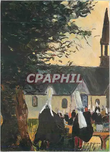 Cartes postales moderne Images du Pays Breton Un Jour de Priere Jean Duquoc Les Peintres