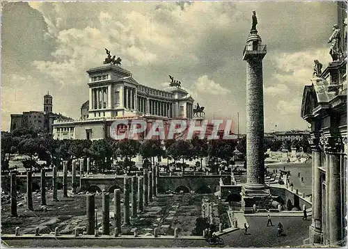 Cartes postales moderne Roma Le Forum Trajan et Monument a Victor Emanuel II