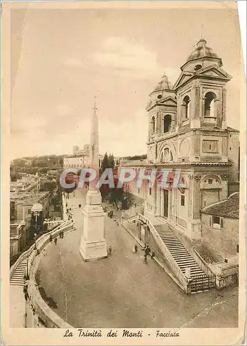 Cartes postales moderne La Trinita dei Monti Facciata