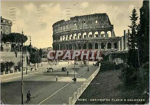 Moderne Karte Roma Amphitheatre Flavius ou Colisee
