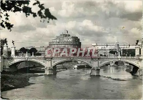 Cartes postales moderne Roma Castel Sant'Angelo e Ponte Vittorio