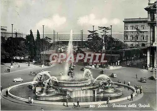 Cartes postales moderne Roma La Fontaine de le Najadi