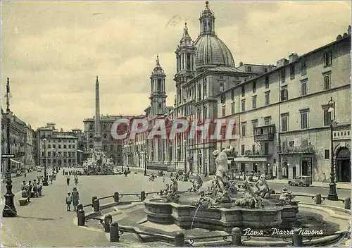 Cartes postales moderne Roma Place Navonna