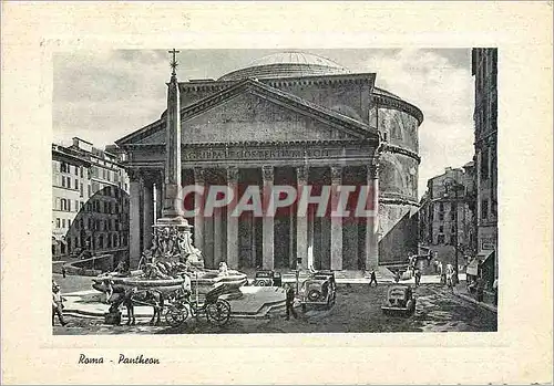 Moderne Karte Roma La Pantheon