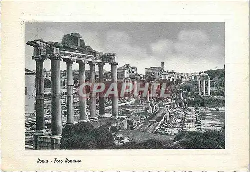 Moderne Karte Roma Le Forum Romain