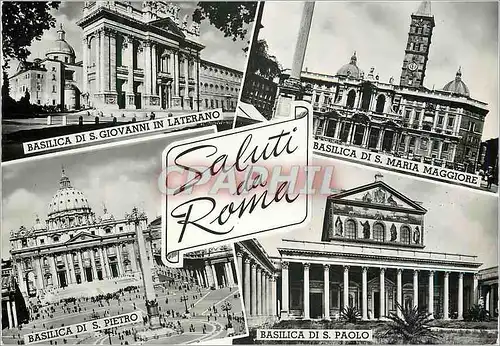 Cartes postales moderne Saluti da Roma Giovanni Maria Maggiore S Pietro Paolo