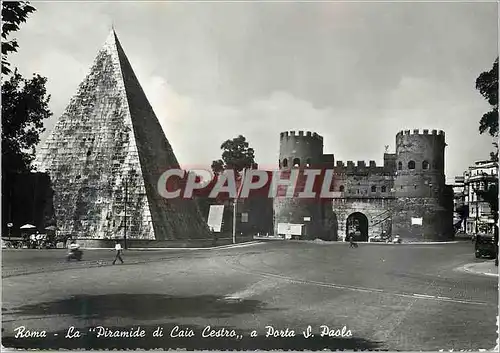 Cartes postales moderne Roma La Piramida di Caio Cestro a Porta S Paolo