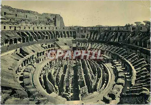 Moderne Karte Roma Le Colisee Interieur