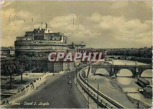 Cartes postales moderne Roma Casiel S Angelo Pont et Chateau Saint Ange