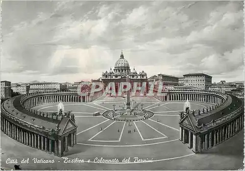 Cartes postales moderne Roma Citta del Vaticano Basilica e Colonnato del Bernini