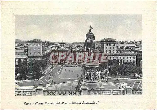 Cartes postales moderne Roma Piazza Veneria dal Mon a Vittorio Emanuele II Place Veniezia et Monument a Vitor Emmanuel I