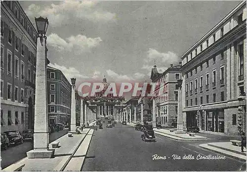 Cartes postales moderne Roma Via della Conciliarione Rue de la Concilitation et St Pierre