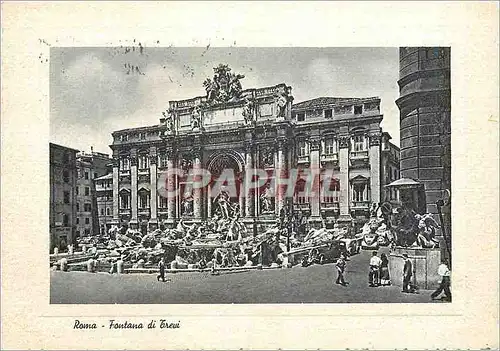 Cartes postales moderne Roma Fontana di Trevi Fuente de Trevi