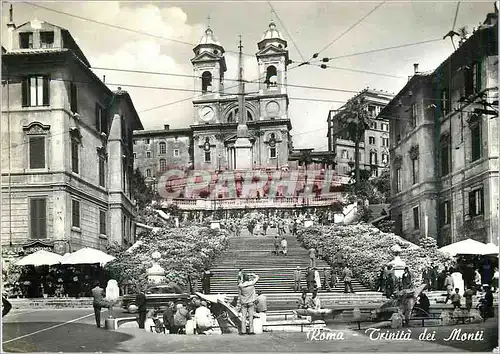 Moderne Karte Roma Trinita des Monts