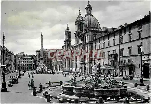 Moderne Karte Roma Place Navona