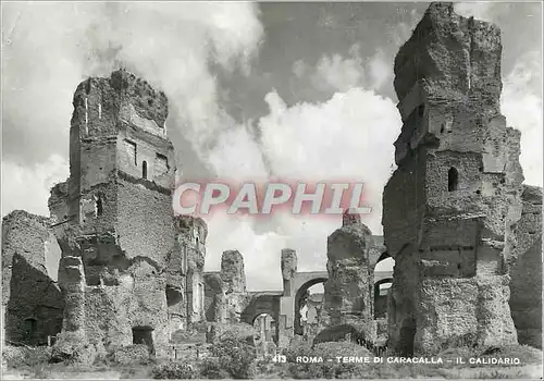 Moderne Karte Roma Terme di Caracalla Il Calidario
