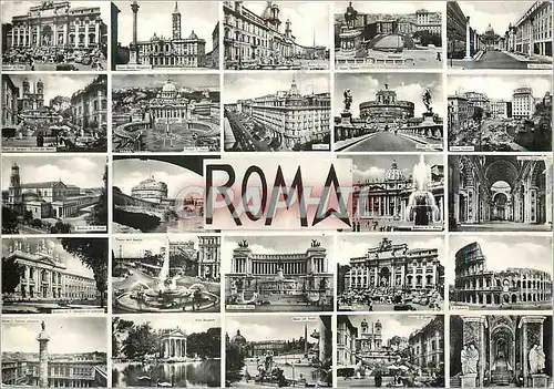 Cartes postales moderne Roma Multivue
