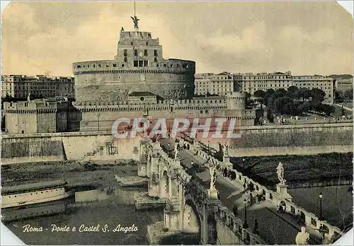 Cartes postales moderne Roma Pont et Chateau Saint Ange