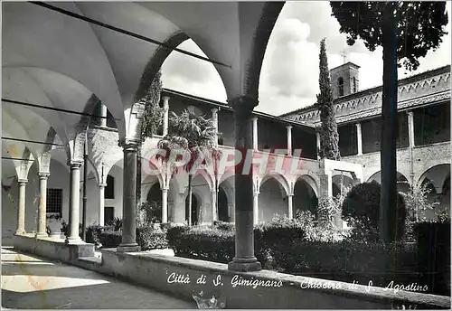 Cartes postales moderne Citta di S Gimignano (Siena) Chiosiro di S Agostino
