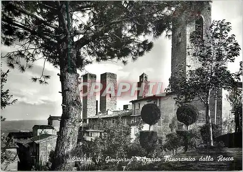 Cartes postales moderne Citta di S Gimignano (Siena) Panoramico dalla Rocca