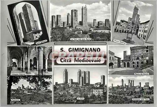 Cartes postales moderne Citta di S Gimignano (Siena) Citta Medioevale