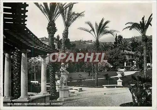 Cartes postales moderne San Remo Giardini Pubblici Ormond