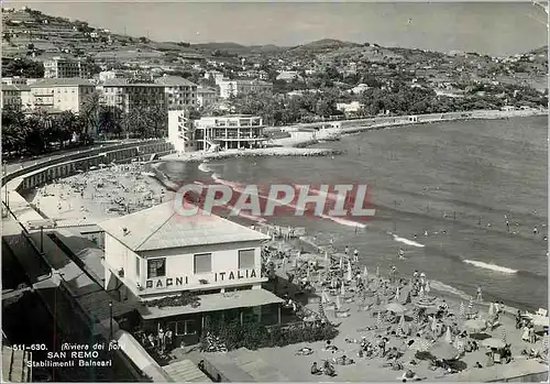 Cartes postales moderne San Remo Riviera dei fiori Stabilimenti Balneari